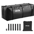 Produktbild: Vvevor Gepäckträgertasche Für Anhängerkupplung Aus Wasserdichtes 840d-pvc (0,453 M3), Gepäcktasche Zur Aufbewahrung Auf Der Ladefläche Von Lkws Mit Verstärkten Gurten Für Pkw Suvs Vans Schwarz
