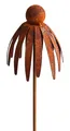 Produktbild: Rost Gartenstecker Sonnenhut 78 cm Metall Gartendekoration Blume Blüte Edelrost