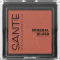 Produktbild: SANTE Naturkosmetik Mineral Blush 02 Peach, hochpigmentierter Rouge mit Bio-Acaiöl für einen strahlenden Teint, zarter Schimmer & einfach zu verblenden, 5g