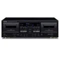 Produktbild: TEAC W-1200-B - Doppel-Kassettendeck - schwarz Kassetten Player