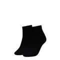 Produktbild: Tommy Hilfiger Damen TH WOMEN CASUAL SHORT SOCK 2P Freizeitsocken,2er Pack|#2per pack Schwarz (black 200),39/42