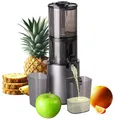 Produktbild: Rosenstein & Söhne Slow Juicer: Elektro-Ganzfrucht-Kalt-Entsafter, 800ml, Rücklaufgang, 60 U/min, 200W (Gemüse-Entsafter, Elektrischer, Smoothie)