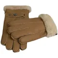 Produktbild: Reissner Lammfelle Lederhandschuhe Finger Handschuhe Nappaleder gefüttert echtes Lammfell (2-St) beige|gelb 10