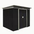 Produktbild: Geräteschuppen Gerätehaus Schuppen Gartenhaus Dublin Metall 4,8 qm Anthrazit Dema 47083