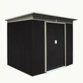 Produktbild: Geräteschuppen Gerätehaus Schuppen Gartenhaus Dublin Metall 4,8 qm Anthrazit
