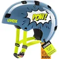 Produktbild: uvex Kid 3 - robuster Fahrradhelm für Kinder - individuelle Größenanpassung - waschbare Innenausstattung - Stone Blue pow - 51-55 cm - Blau/Weiß/Gelb