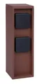 Produktbild: Bold 19370 Pado Aussen-Steckdose-Garten Steckdosen-Säule mit 2Fach Stecker in Rost Design (IP44 Outdoor Energie-Säule | 3680 Watt | eckig | 30 x 9 x 9 cm | Einfache Montage | Plastikfreie Verpackung)
