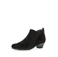 Produktbild: Gabor Damen Chelsea Boots, Frauen Stiefeletten,Best Fitting,Stiefel,Booties,halbstiefel,Kurzstiefel,uebergangsschuhe,schwarz,37.5 EU / 4.5 UK