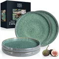 Produktbild: Moritz & Moritz SOLID 4x Speiseteller 26 cm - Steinzeug Teller Set - Geschirr Set zum Servieren