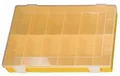 Produktbild: hünersdorff Sortimentskasten PP-Classic mit 12 Fächern | stabile Sortierbox für Schrauben und andere Kleinteile | feste Facheinteilung | 22,5 x 33,5 x 5,5 cm, gelb