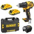 Produktbild: DEWALT MACHINES DeWALT DCD708D2T-QW Elektroschrauber/Schlagschrauber 1650 RPM Schwarz, Gelb