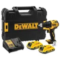 Produktbild: Dewalt DCD708D2T Akku-Bohrschrauber 18 V / 2x 2,0 Ah Akku + Ladegerät in T-Stak