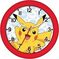 Produktbild: Accutime POK3159 Pokemon Pikachu Wanduhr rund Kinderzimmer Uhr Kinderuhr analog