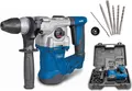 Produktbild: Scheppach Elektro-Bohrhammer DH1300PLUS | 1250 W Motor | 230 V | Schlagfrequenz zwischen 0 und 4500 bpm | inkl. Spitz- und Flachmeißel sowie Koffer