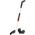 Produktbild: GARDENA Teleskopstiel mit Rädern, orange/silberfarben/grau