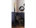 Produktbild: LED Stehlampe 340 lm 3000 K HxØ 137x6 cm Barbotto schwarz/gold mit Fußschalter
