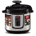 Produktbild: Tefal Fast & Delicious Multicooker Elektrischer Schnellkochtopf, 1.200 W, 25 automatische Programme, manueller Modus, inkl. Rezept, Dampfgarer, 6 l