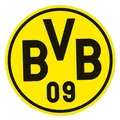 Produktbild: BVB Borussia Dortmund Mousepad Mauspad BVB Logo 22 cm Fussball Fanartikel rund