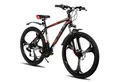 Produktbild: HILAND Mountainbike 26 Zoll Mountainbike für Erwachsene für Männer, Frauen, Studenten, 3-Speichen-Räder, 18-Gang, mit Schutzblechen, Doppelscheibenbremsen