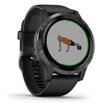 Produktbild: Garmin Unisex – Erwachsene vívoactive 4, Schiefer/Grau, M, 010-02174-12