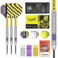 Produktbild: Luke Littler Dart-Set mit 80  Wolframstahlspitze, 22 g, professionelles Dart-...