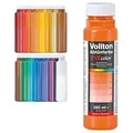 Produktbild: decotric Decolor Bunte Abtönfarbe Orange - 250 ml I Dispersionsfarbe für dekorative Anstriche und wasserbasierten Materialien I Hohe Farbkraft & Ergiebigkeit