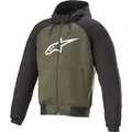 Produktbild: Alpinestars Chrome Sport Motorrad Hoodie, schwarz-grün, Größe S für Männer