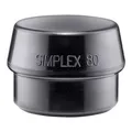 Produktbild: Halder SIMPLEX-Schonhammer Gummi-Kompositions-Einsatz, Stück 80 mm