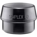 Produktbild: HALDER SIMPLEX Ersatzeinsatz Gummikomposition schwarz 80mm