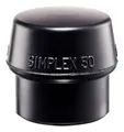Produktbild: Halder Schonhammerkopf Simplex 80 mm Gummi - 3202.080
