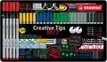 Produktbild: Stabilo Filzstift & Fineliner Multi-Liner-Set Creative Tips ARTY 30er Metalletui