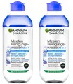 Produktbild: ✅Garnier Mizellenwasser All-In-One Empfindliche Haut Gesichtsreinigung 2x 400ml✅