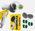 Produktbild: SYNOSHI Power Spin Scrubber – Elektr. Reinigungsbürste mit 3 Aufsätzen