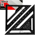 Produktbild: 2 YATO ZIMMERMANNSWINKEL ALU DREIECK BAUWINKEL ANSCHLAGWINKEL MESSWINKEL 17+30cm