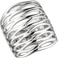 Produktbild: Silberring JOBO Gr. 56, silber (silber 925), Fingerringe, Damen, 56, Silber 925 (Sterlingsilber), Silberring, breit 925 Silber