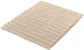 Produktbild: Kleine Wolke Badematte Yara, Höhe 5 mm, beidseitig nutzbar, fußbodenheizungsgeeignet, Baumwolle, rechteckig, Badteppich, Uni Farben, gestreift, waschbar