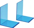 Produktbild: Maul Buchstütze 3513631 Produktabmessung, Höhe:130mm Neonblau 2St.