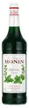Produktbild: Monin Sirup Pfefferminz (1 x 1,0l) - Vielseitiger Minzsirup für Cocktails, Heißgetränke und Desserts - Vegan - intensiver Geschmack