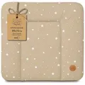 Produktbild: Totsy Baby Wickelauflage Wickelunterlage abwaschbar und wasserdicht - Wickelmatte zum Auflegen beige|braun 85 cm