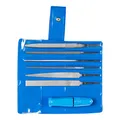 Produktbild: PFERD TOOLS Schlüsselfeilen-Set 265 A in Kunststofftasche, 6 Feilen, 100mm, 1 Schnellspannheft, 11702100 – für eine große Bandbreite von filigranen und leichten Feilaufgaben geeignet
