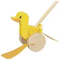 Produktbild: GOKI Schiebetier Ente Ellie Holz Nachziehtier Lauflernspielzeug ab 1Jahr Motorik