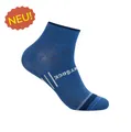 Produktbild: Wrightsock Sportsocken Quarter Coolmesh II (dünn, atmungsaktiv, bequem) denimblau - 1 Paar, Größe: 41,5-45
