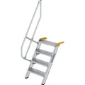 Produktbild: Munk Treppe 60° Stufenbreite 600 mm 4 Stufen Aluminium geriffelt (Gerüst) (228733)