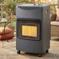 Produktbild: Infrarot Gasheizung Ofen Keramik Heizgerät Camping Kippschutz ODS 4200W H 72 cm