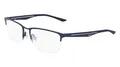 Produktbild: NIKE Brille Größe 52 mm Satin Marine, Eye SIZE: 52 BRIDGE: 17 Horizontal MEASUREMENT: 52 1 Vertical MEASUREMENT: 34 2