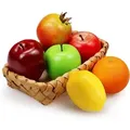 Produktbild: Deko Obst Künstliches Obst Schale Falsche Früchte Chirstmas Frucht