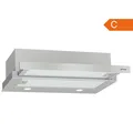 Produktbild: Gorenje Dunstabzugshaube TH62E4X Flachschirm 60cm Edelstahl LED 450m³/h C