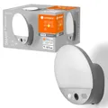 Produktbild: LED Smart+ Außenleuchte Kamera Dunkelgrau IP44 15W warmweiß Bewegungsmelder WiFi