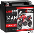 Produktbild: Langzeit Gel Motorradbatterie YTX14-BS 14Ah 12V