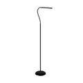 Produktbild: EGLO LED Stehlampe Laroa, Standlampe mit Touch, dimmbar in Stufen, Stehleuchte aus Kunststoff in Schwarz, Standleuchte, LED Bürolampe neutralweiß